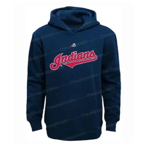 Cleveland Indians Blue Hoodie copy